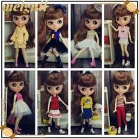 ราคา MEIGUII Doll Simple Dresses,แฟชั่นMini Elegantเสื้อยืดชุด,ของขวัญของเล่นDIYอุปกรณ์เสริมน่ารักเจ้าหญิงกระโปรงผ้ากอซสําหรับazone19 ICY DBSตุ๊กตาBlythe (43982727484)