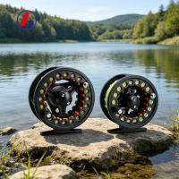 ราคา LANHU Fly Reel Combo, ขนาดใหญ่ Arbor อลูมิเนียม Fly Fishing Reel, น้ําหนักเบา WF ลอย Fly Line 3/4 5/6 WT Backing Leader ขนาดใหญ่ Arbor Reel Fly Fishing (41632738087)