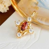 ราคา Vintage LAMOON Luxury Natural Garnet Gemstone Necklace For Women Elegant 925 Sterling Silver Gold F (54362723988)
