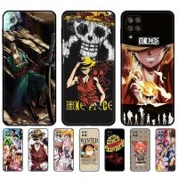ราคา เคสโทรศัพท์มือถือ ซิลิโคนนิ่ม tpu ลายวันพีช ลูฟี่ โซโล ช็อปปี้ สีดํา สําหรับ Samsung Galaxy A22 4G 5G A22S A42 5G A12 (19030375776)