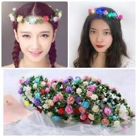 ราคา มงกุฎดอกกุหลาบไฟกระพริบLEDงานปักฉิม งานแต่งอื่นๆ (25363192699)