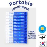 ราคา [DAISO] Korean Portable Mouth wash refresh Liquid Mint Flavour Fresh Gargle / บรรจุแยก EXP NOV,2026 (26481546697)