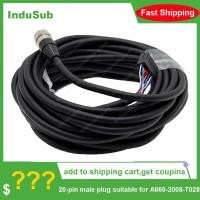 ราคา BY A660-2007-T364#L08 สายเคเบิลปลั๊กตัวผู้ 20 พินเหมาะสําหรับ A660-2008-T028 A660-2007-T364 8m (52314831841)