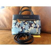ราคา (USED)Michael Kors Hailee Kellen XS Satchel Small Crossbody Blue White Floral (9256105311)