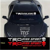 ราคา สติ๊กเกอร์ Vios, สติ๊กเกอร์ Vios, สติ๊กเกอร์ติดรถ toyota trd Vios sport, กระจก (57606438932)