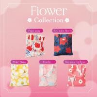 ราคา RINA Tote - กระเป๋าผ้า แคนวาส ลายดอกไม้ มีซับใน กระเป๋าช่องเล็ก (24687095437)