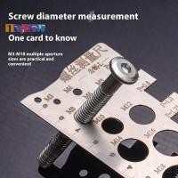 ราคา [Lemon] สกรูเกลียว Pitch Gauge ไม้บรรทัดเครื่องมือวัด Bolt Nut เมตริกเครื่องจักรกลด้ายสกรูตัดเกจวัดมุมรุ่นวัดใหม่ (42219630753)