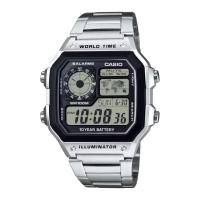 ราคา นาฬิกา Casio AE-1200WHD-1AV สายสแตนเลส กันน้ำ ดีไซน์เรียบง่าย (47711759834)