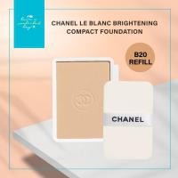 ราคา CHANEL Le Blanc Brightening Compact Foundation Refill – B20 ตลับรีฟิลแป้งผสมรองพื้นสุดหรูจากชาเนล เพื่อผิวกระจ่างใส (41656390352)