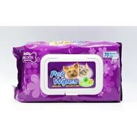 ราคา BokDok ผ้าเปียกทำความสะอาด Pet wipes 70 แผ่น/แพ็ค (2251853751)