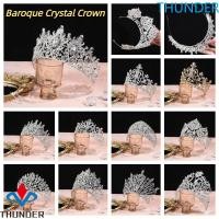 ราคา THUNDER Baroque คริสตัล Crown, Bar Mitzvah Crown ผม Hoop โลหะ Prince Crowns, Elegant แถบคาดศีรษะสไตล์เกาหลีอุปกรณ์เสริมผมรอบ Tiaras งานแต่งงาน (47764126352)