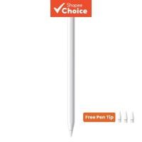 ราคา ปากกาสไตลัส ชาร์จแม่เหล็ก สําหรับ Apple Pencil 2 ใช้กับ iPad Air 5 4 Mini 6 Pro 5/4/3 จอ 12.9 Pro 11 นิ้ว ปากกาทัชสกรีน อุปกรณ์เสริม iPad Pencil (56761670914)