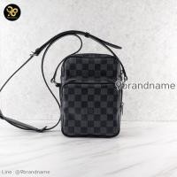 ราคา Louis Vuitton Damier Graphite Rem Shoulder Bag N41446 มือสอง ก่อนสั่งซื้อทักแชทก่อนนะคะ (41720703090)