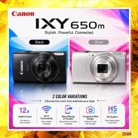 ราคา [Canon] IXY 650 m Compact Digital Camera 12x Optical Zoom Wi-Fi, Black / Silver (46815224413)