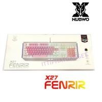 ราคา Keyboard NUBWO-X Fenrir X27 SPECTUM MECHANICAL Blue-Switch (PinkWhite) (8143156245)