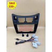 ราคา กรอบหน้ากากใส่จอแอนดรอยขนาดจอใหญ่9" ตรงรุ่นรถToyota Yarisปี2006-2011 พร้อมปลั๊กตรงรุ่น (23174858033)