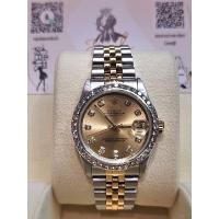 ราคา Rolex Datejust Boysize หน้าทอง หลักเพชร (18488519052)
