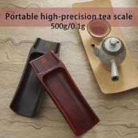 ราคา 500g 0.1g Digital Scale Tea Spoon Kitchen Bar Scale Wood Electronic Tea Scale for Bar (56407488822)