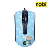 ราคา MOUSE (เมาส์) OPTICAL NOBI รุ่น NM-51-BL(สีฟ้า)เพ้นท์ลาย ดีไซน์ทันสมัย (2878083322)