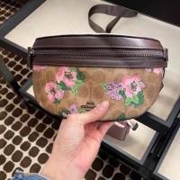 ราคา Coach 89300 Bethany Belt Bag In Signature Canvas with Tan Sand Print กระเป๋าคาดอก