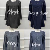 ราคา BLOUSE JEANS WOMEN TOP SIZE 38 - 50 Cotton Slim-fit (16597900178)