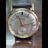 ราคา นาฬิกา วินเทจ ระบบไขลาน สองเข็มครึ่ง ยี่ห้อ Gruen Precision (2661980748)