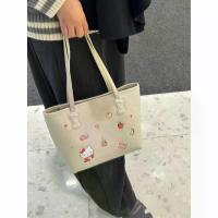 ราคา 2026 ใหม่ hellokitty Sanrio Large-Capacity All-Match Commuter Tote Bag kt Hello Kitty Underarm Bag20260713 (48463932823)