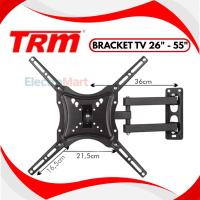 ราคา TRM JUMBO SWING TV BRACKET BT 1255N 26"-55" LED LCD Butterfly Swing ขายึดทีวีแบบหมุนได้ - TRM Jumbo Swing TV Bracket BT 1255 N 26-55 นิ้ว (K) - TRM SWING TV BRACKET 12555 26-55 BT 1255 26-55 นิ้ว (K),