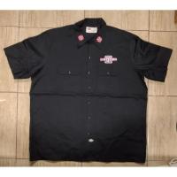 ราคา เสื้อเชิ้ตแขนสั้นมือสอง dickies งานปัก dented so-cal สีดำ ไซส์ 2XL สภาพดี รอบอก 56นิ้ว / ความยาว 33นิ้ว (43517327988)