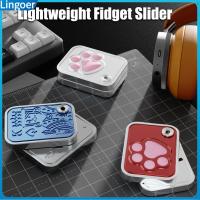 ราคา Lingoer Cat Paw Fidget Slider แบบพกพาความเครียดความวิตกกังวลบรรเทา Textured Push Slider เด็กวัยรุ่นผู้ใหญ่กระเป๋า Spinning Slider Sensory EDC ของเล่น (56059549486)