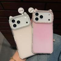 ราคา High-End Glitter kitty Cat Lens Jelly เหมาะสําหรับ Apple 17 เคสโทรศัพท์ 17promax น่ารัก 14/13 หญิง889926616 (26045095930)