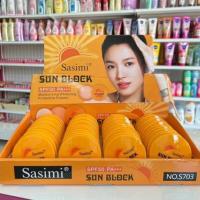 ราคา S703 Sasimi SUN POWDER SPF 60++คุมมันพกพาสะดวก แป้งพัฟกันแดด คุมมัน (44611894856)