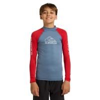 ราคา QUIKSILVER เสื้อว่ายน้ำเด็กผู้ชาย Boys 8-16 On Tour Long Sleeve Rash Vest-Red 253 UQBWR03081-RZM0 (47307338390)