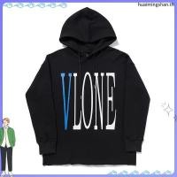 ราคา พร้อมส่ง! Vlone เสื้อยืด swea มีฮู้ดแขนยาว ผ้าฝ้าย พิมพ์ลาย สไตล์คลาสสิก unisex (57763847246)