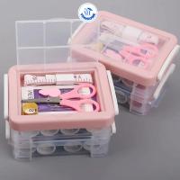 ราคา ชุดเครื่องมือเย็บผ้าในครัวเรือนกล่องเข็มอเนกประสงค์พร้อมกรรไกรไม้บรรทัดด้ายเข็มด้ายสี (28245357152)