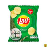 ราคา เลย์ มันฝรั่งแท้ทอดกรอบแผ่นเรียบ รสโนริสาหร่าย 105 ก. (40632792954)
