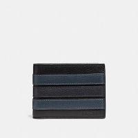 ราคา #COACH SLIM BILLFOLD WALLET WITH VARSITY STRIPE (COACH F26171) กระเป๋าตังค์ชาย แบบบาง ไม่มีไส้ (10895359723)
