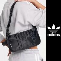 ราคา Adidas กระเป๋าผู้หญิง กระเป๋าถือ แนวสปอร์ต สไตล์มินิมอล สีดำ ของแท้ 100% (18931840131)