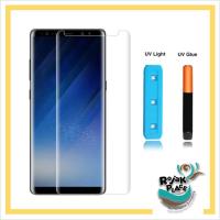 ราคา UV กาวเต็ม Samsung Galaxy Note 8 Note 9 Note 10 Note 10Plus ตัวป้องกันหน้าจอโค้งกระจกนิรภัย (53615047930)