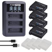 ราคา ✢ 1680Mah 4 แบตเตอรี่ Ahdbt-401 + LED 3 พอร์ตชาร์จ USB สำหรับ Gopro Hero (28502774054)