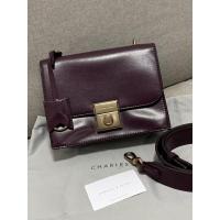 ราคา กระเป๋า Charles & Keith สะพายข้าง สีม่วง ของแท้% ขนาด 8” (21439758306)