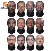 ราคา 3D Full Face Mask Jordan Kobe Bruce Lee จําลอง Superstar ตลกหมวกหน้ากากคอสเพลย์ Props พัดลม Made บทบาทเล่น (46958789913)