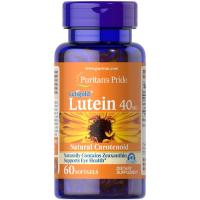 ราคา Puritan's Pride Lutein 40 mg. with Zeaxanthin 1,600 mcg. (60Softgels) (17196706022)