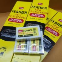 ราคา NEW Hi STAINLESS ใบมีดโกน ขนนก แบ่งขาย ใบมีดโกนตราขนนก feather (3216221593)