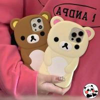 ราคา น่ารัก 3D Rilakkumaเคสโทรศัพท์สําหรับiPhone 17 16 15 14 Plus 13 12 11 Pro Max SE3 SE2 SE1 8 7 6 6S 5 5S 4 4S 2022 2020 2016 + ฝาครอบการ์ตูนEasy Bearปลอกซิลิคอนกันกระแทก (46906787971)