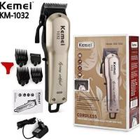ราคา Kemei KM1032 ปัตตาเลี่ยนไร้สาย แบตตาเลี่ยน เครื่องมือตัดผมมืออาชีพ ของแท้ ใช้งานต่อเนื่อง 180 นาที (24261751154)
