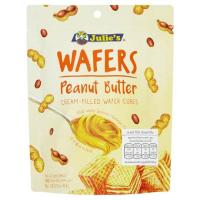 ราคา ถูกที่สุด✅ จูลี่ส์ เวเฟอร์ พีนัท บัตเตอร์ ครีม 60กรัม Julie's Wafers Peanut Butter Cream-Filled Wafer Cubes 60g (10616482431)