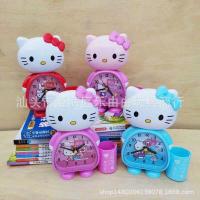 ราคา นาฬิกาปลุกพร้อมตัวโปรด motifs: hello kitty และ Blue Bear (42914546077)