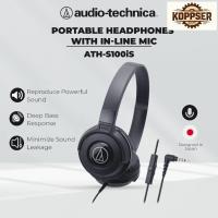 ราคา Local Audio-technica ATH-S100iS Portable Headphones With In-Line Mic Wired Headset Headfon Fon Telinga (53352470800)