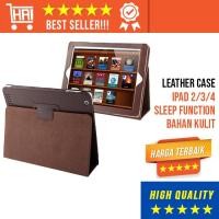 ราคา CASING IPAD 2 3 4 SLEEPING FOLDABLE ORIGINAL I PAD LEATHER MATERIAL CASING สีน้ําตาลสีน้ําตาลซองหนังต้นฉบับ (28212251250)